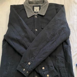 O’Neill Dark Gray Denim Sherpa Jacket